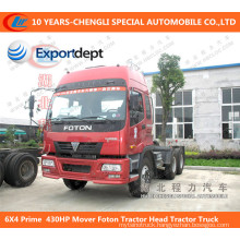 6X4 Prime 430HP Mover Foton Tractor Head Tractor Truck